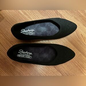 Skechers Black Ballet Flats with Memory Foam